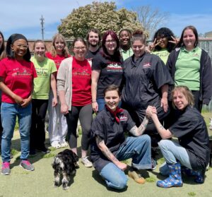 The caring and professional staff of Crate Escape Pet Resort and Spa.